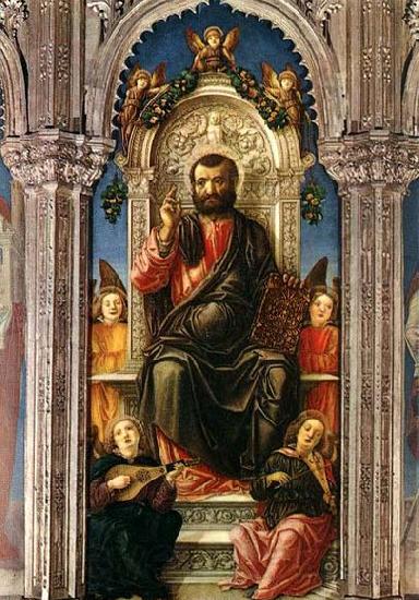 Bartolomeo Vivarini Triptych of St Mark Spain oil painting art
